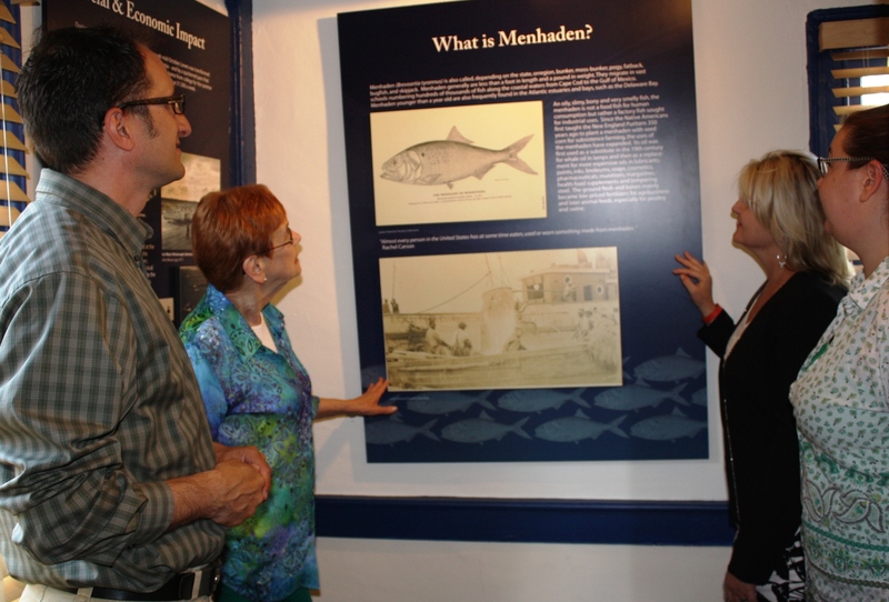 Jennifer Joseph, PNC senior vice president and market executive, visits The Lewes Historical Society’s Cannonball House Maritime Museum while discussing the concept for Creating Little Lewes. Shown (l-r) are Mike DiPaolo, executive director of The Lewes Historical Society; Barb Shelton, development assistant of The Lewes Historical Society; Joseph; and Amanda Lynn, previous director of education of The Lewes Historical Society. SOURCE SUBMITTED